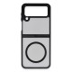  Samsung Galaxy Z Flip 4 Kılıf Blur Fold Magsafe Kapak - Mat Siyah