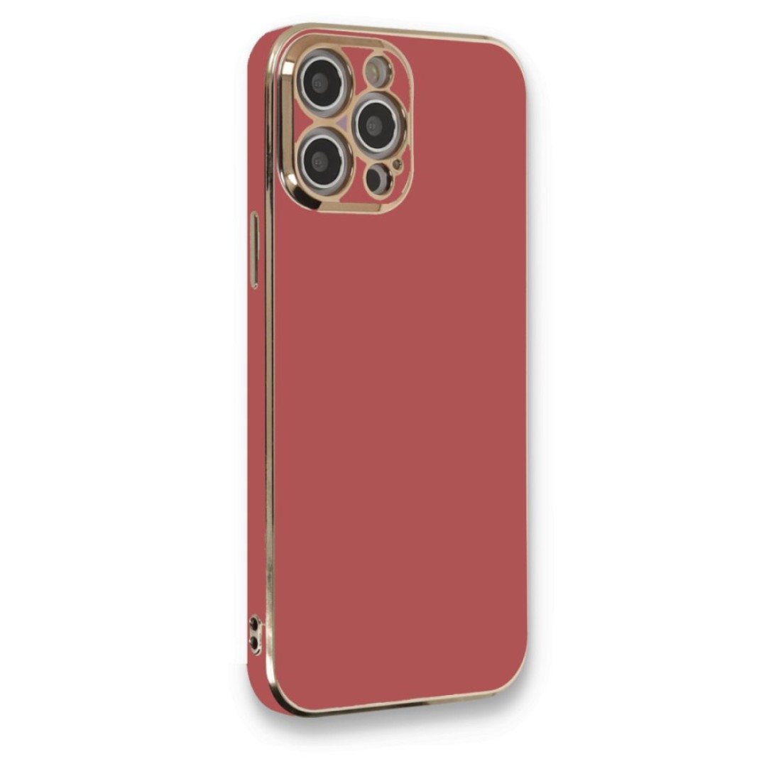 iPhone 12 Pro Kılıf Volet Silikon - Kırmızı
