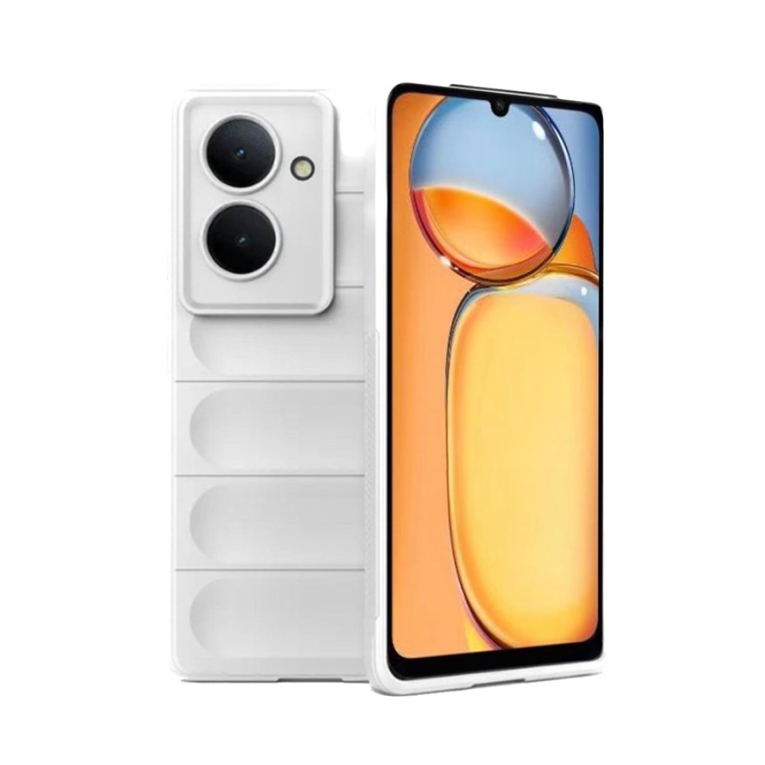  Xiaomi Redmi 13C Kılıf Optimum Silikon - Krem
