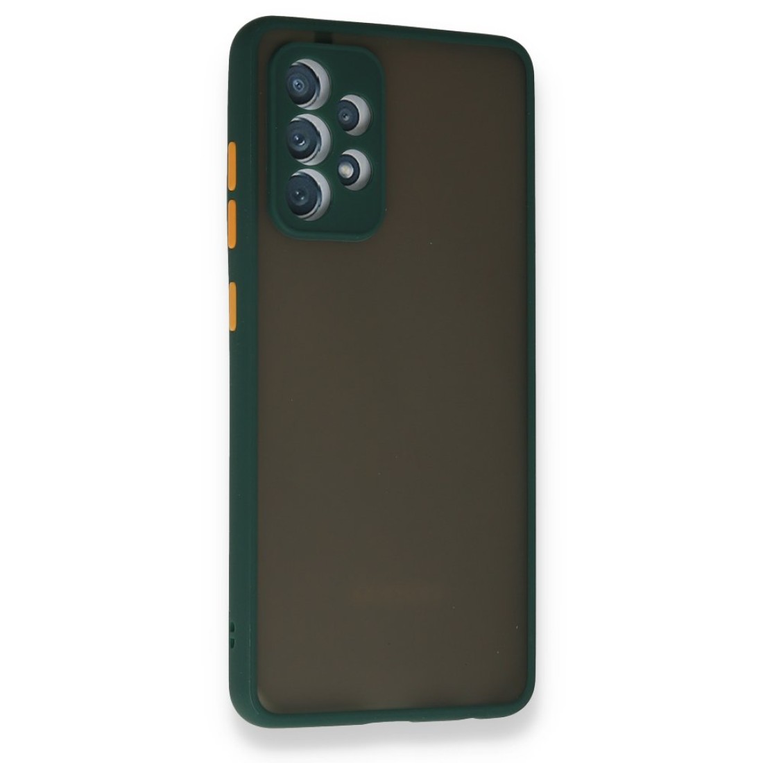 Samsung Galaxy A52S Kılıf Montreal Silikon Kapak - Koyu Yeşil Samsung Galaxy A52S Kılıf Montreal Silikon Kapak - Koyu Yeşil