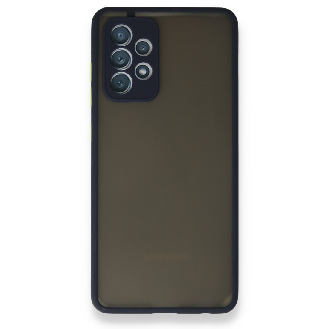  Samsung Galaxy A52S Kılıf Montreal Silikon Kapak - Lacivert