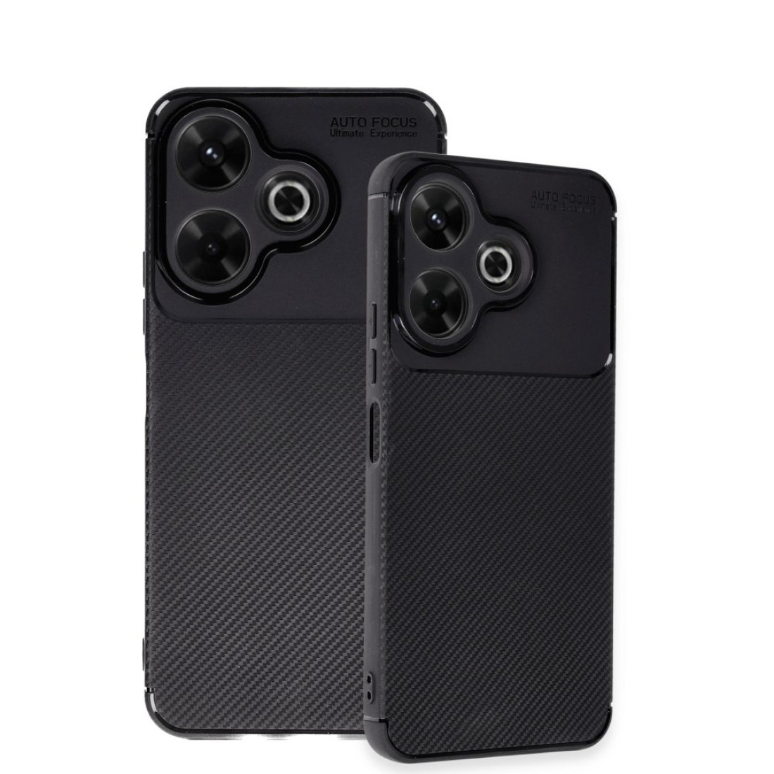 Xiaomi Redmi 13 4G Kılıf Auto Focus Karbon Kapak - Siyah Xiaomi Redmi 13 4G Kılıf Auto Focus Karbon Kapak - Siyah