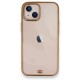  iPhone 13 Kılıf Liva Silikon - Açık Pembe