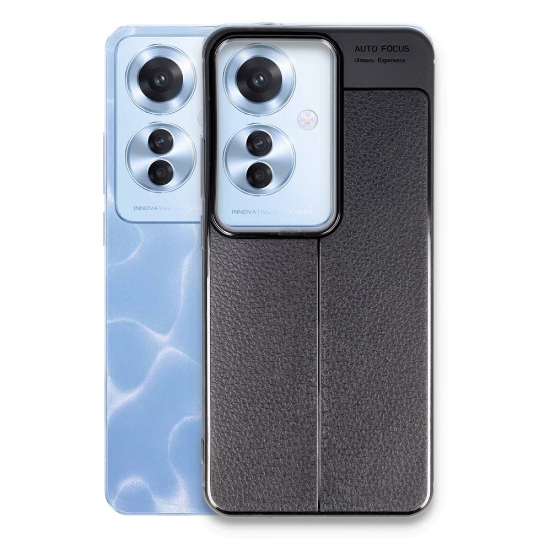  Oppo Reno 11F Kılıf Auto Focus Kapak - Siyah