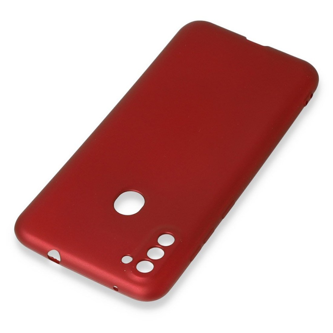 Samsung Galaxy M11 Kılıf First Silikon - Bordo Samsung Galaxy M11 Kılıf First Silikon - Bordo