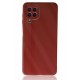  Samsung Galaxy M32 Kılıf Glass Kapak - Bordo