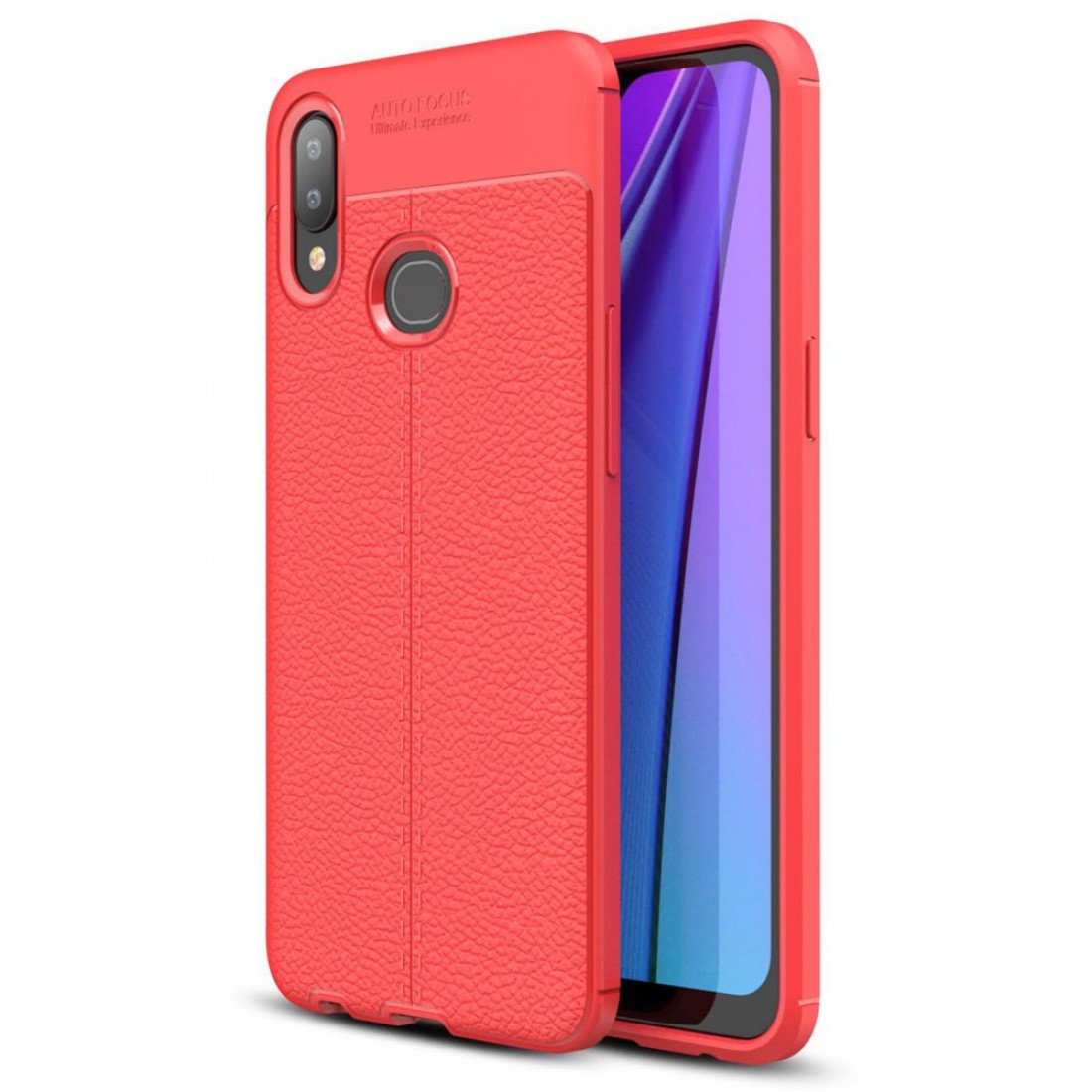  Samsung Galaxy A10S Kılıf Auto Focus Kapak - Kırmızı