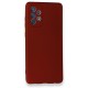  Samsung Galaxy A72 Kılıf First Silikon - Bordo