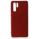  Huawei P30 Pro Kılıf First Silikon - Bordo