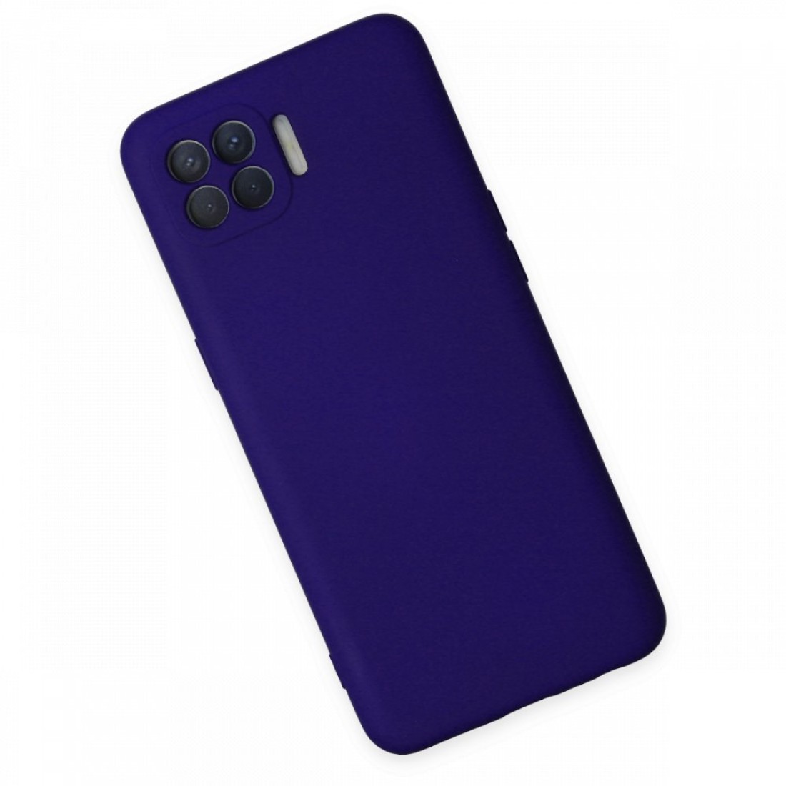 Oppo Reno 4 Lite Kılıf Nano içi Kadife Silikon - Mor Oppo Reno 4 Lite Kılıf Nano içi Kadife Silikon - Mor