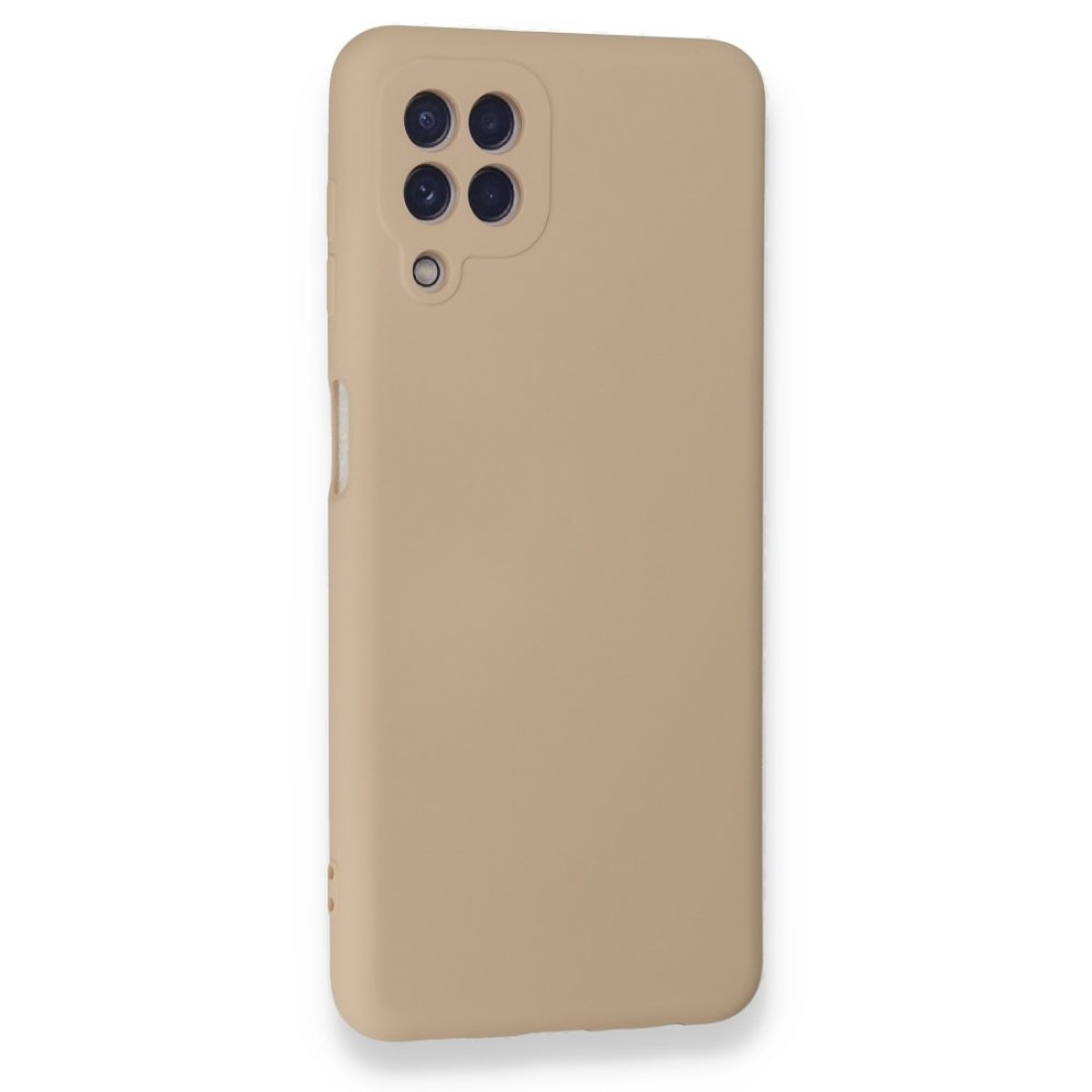  Samsung Galaxy M32 Kılıf Nano içi Kadife Silikon - Pudra