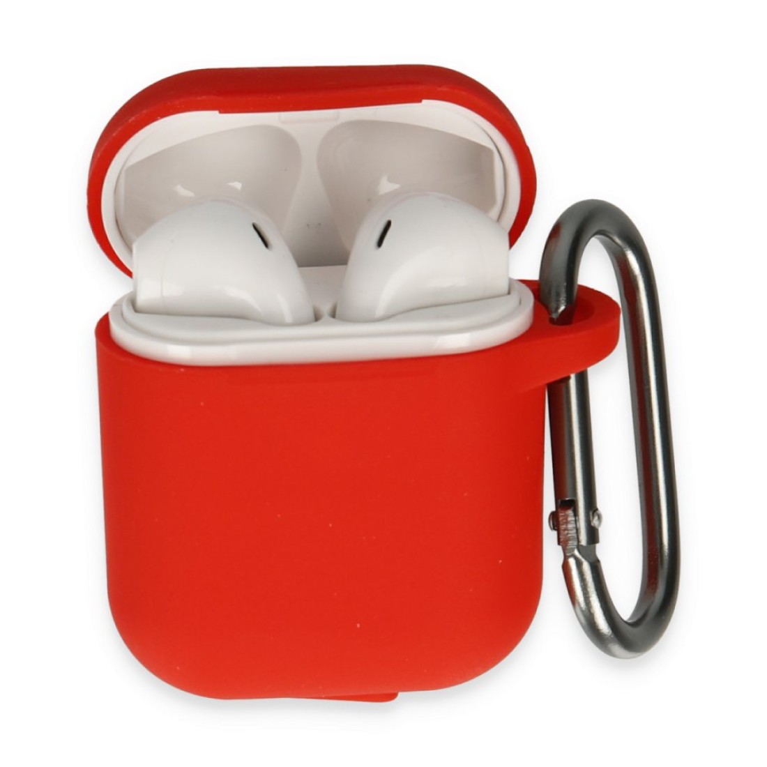  Airpods (1.nesil) Hang Kılıf - Kırmızı