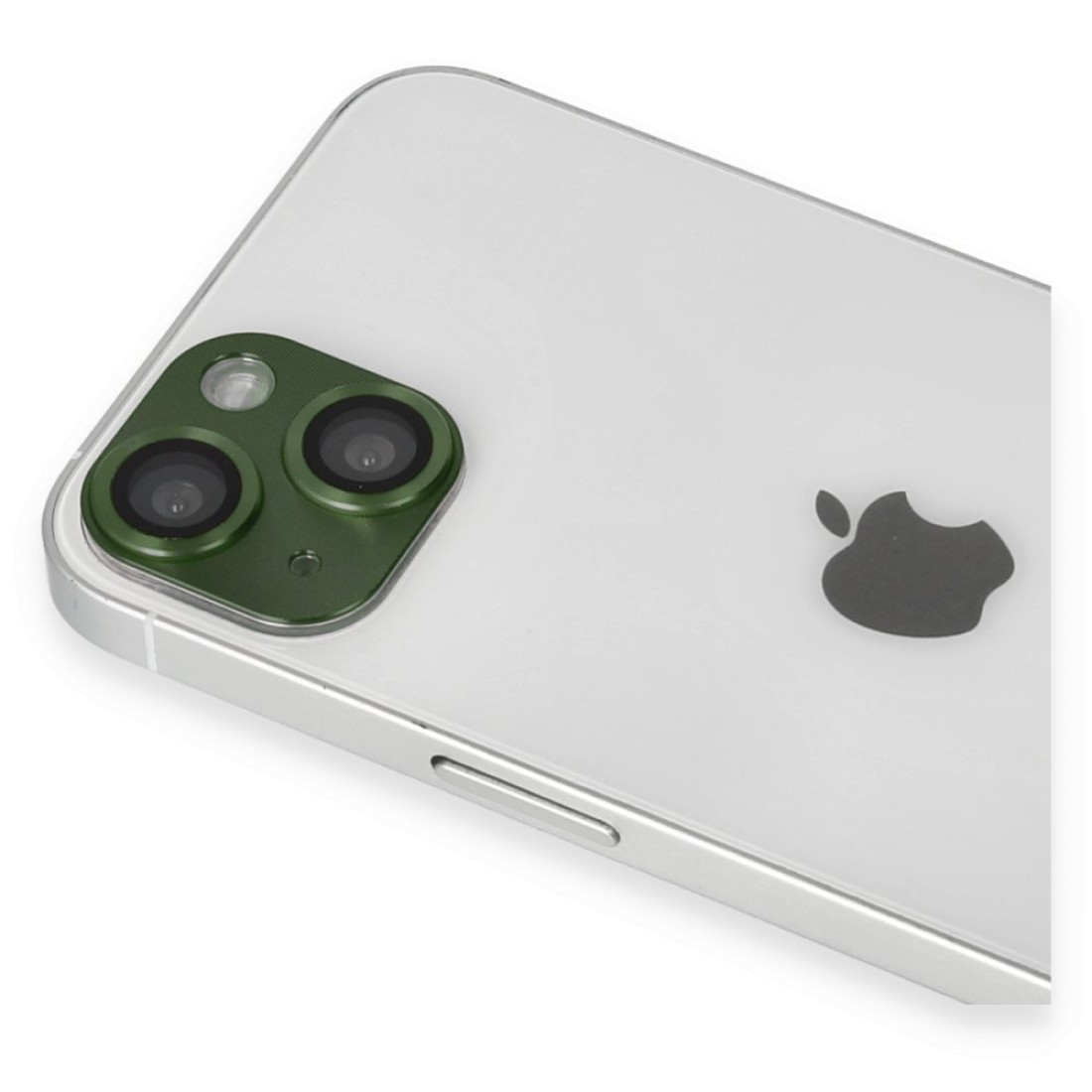  iPhone 13 Mini Pers Alüminyum Kamera Lens - Yeşil