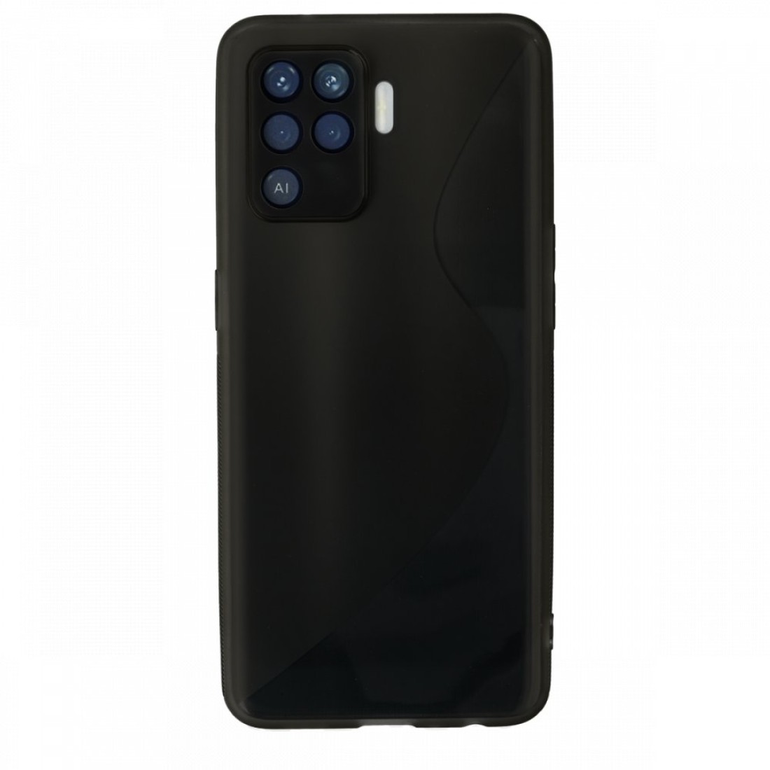  Oppo Reno 5 Lite Kılıf S Silikon - Siyah