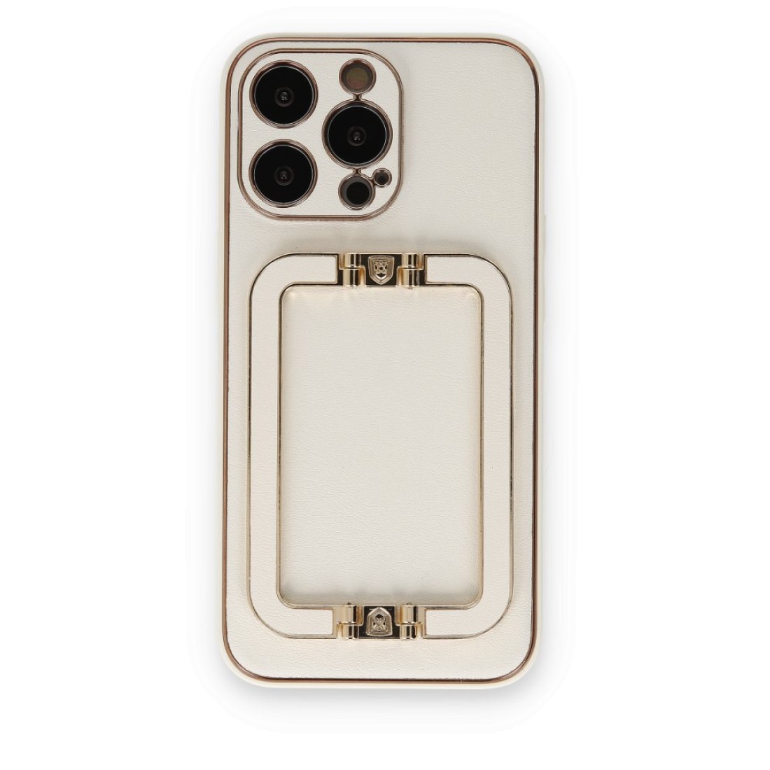  iPhone 14 Pro Max Kılıf Coco Elit Kapak - Beyaz