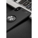  iPhone XS Kılıf Range Yüzüklü Silikon - Siyah