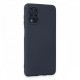  Samsung Galaxy M32 Kılıf Lansman Glass Kapak - Lacivert