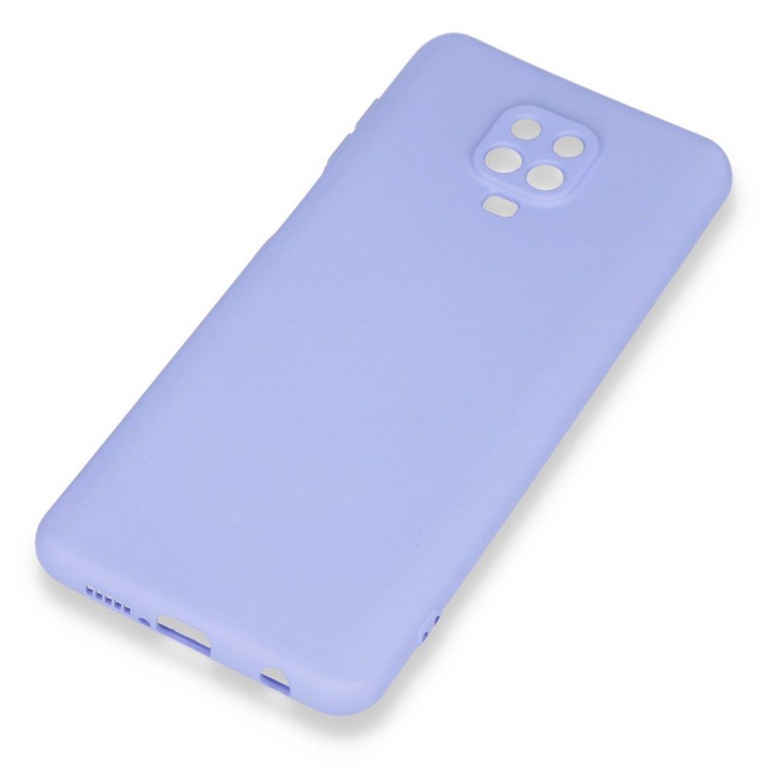  Xiaomi Redmi Note 9S Kılıf Nano içi Kadife Silikon - Lila