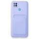  Xiaomi Redmi 9C Kılıf Kelvin Kartvizitli Silikon - Lila