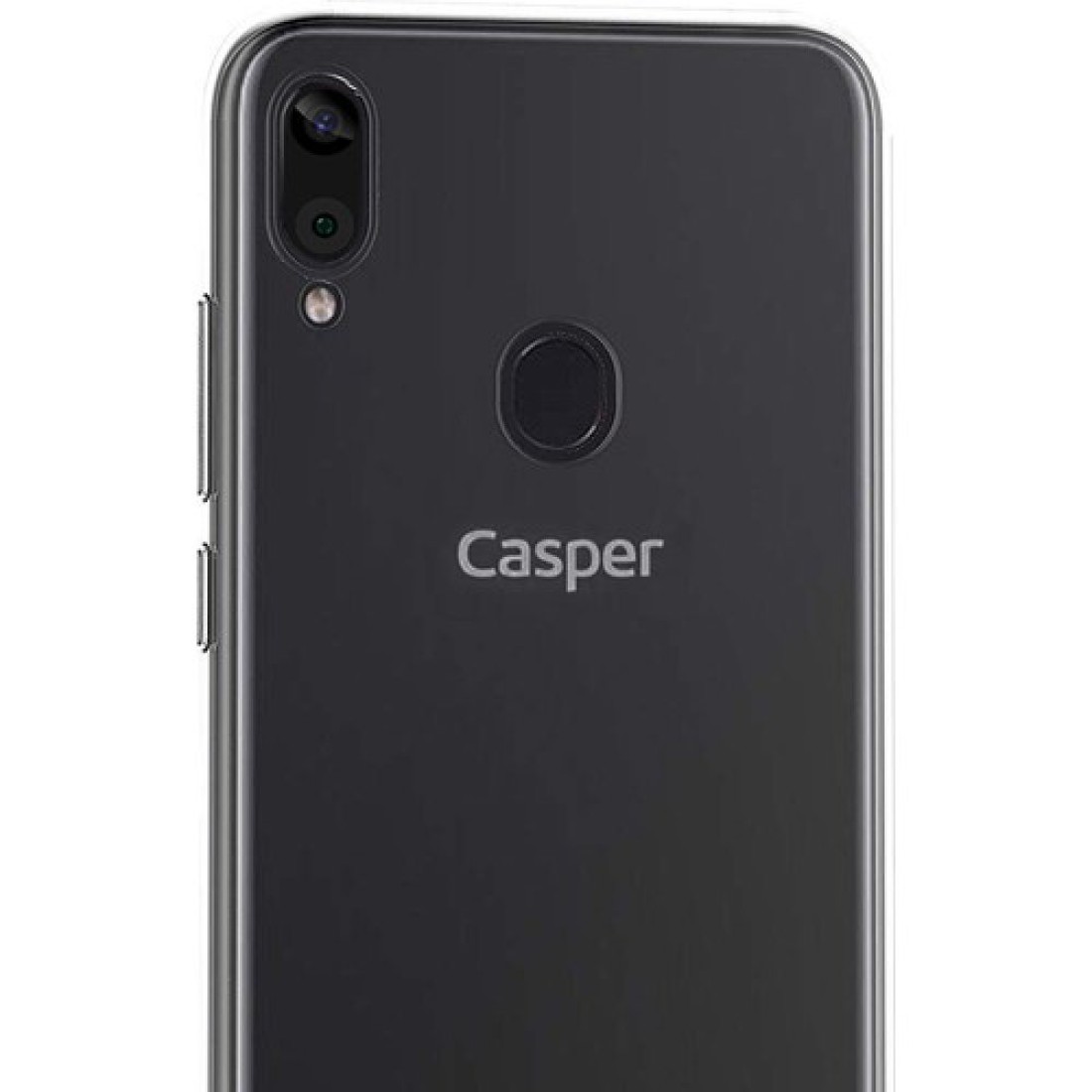  Casper Via E3 Kılıf Lüx Şeffaf Silikon - Şeffaf