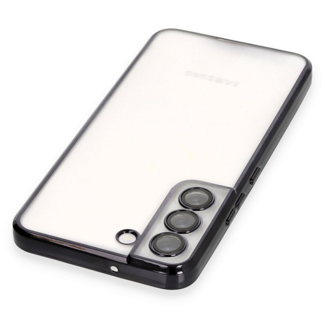  Samsung Galaxy S22 Kılıf Razer Lensli Silikon - Siyah