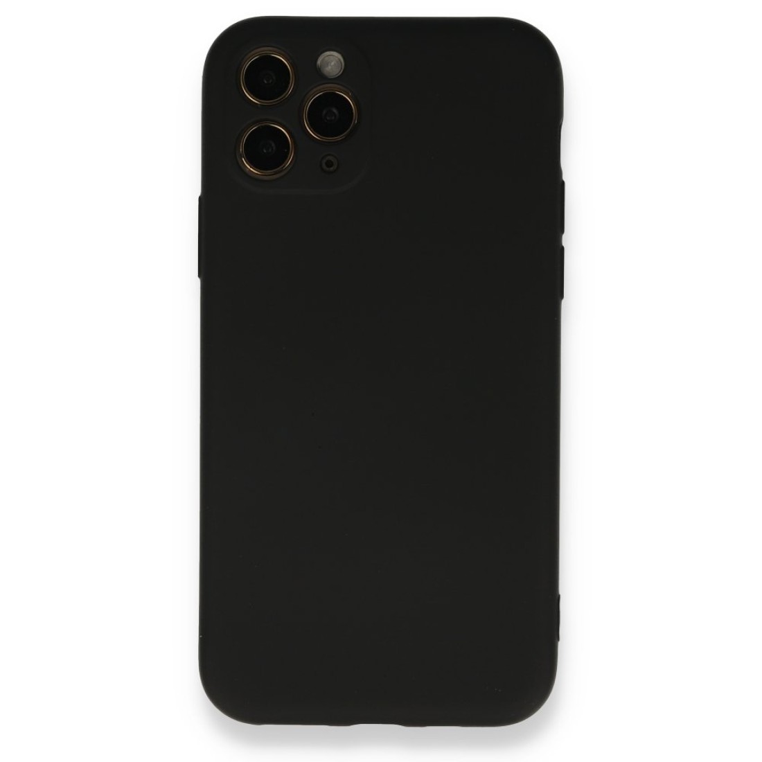  iPhone 11 Pro Kılıf Nano içi Kadife Silikon - Siyah