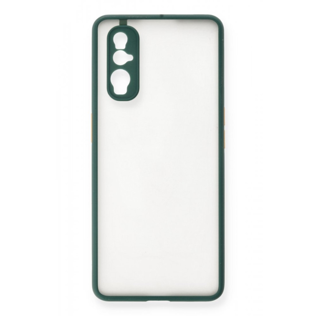  Oppo Find X2 Kılıf Montreal Silikon Kapak - Yeşil
