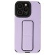  iPhone 14 Pro Max Kılıf Mega Standlı Silikon - Lila