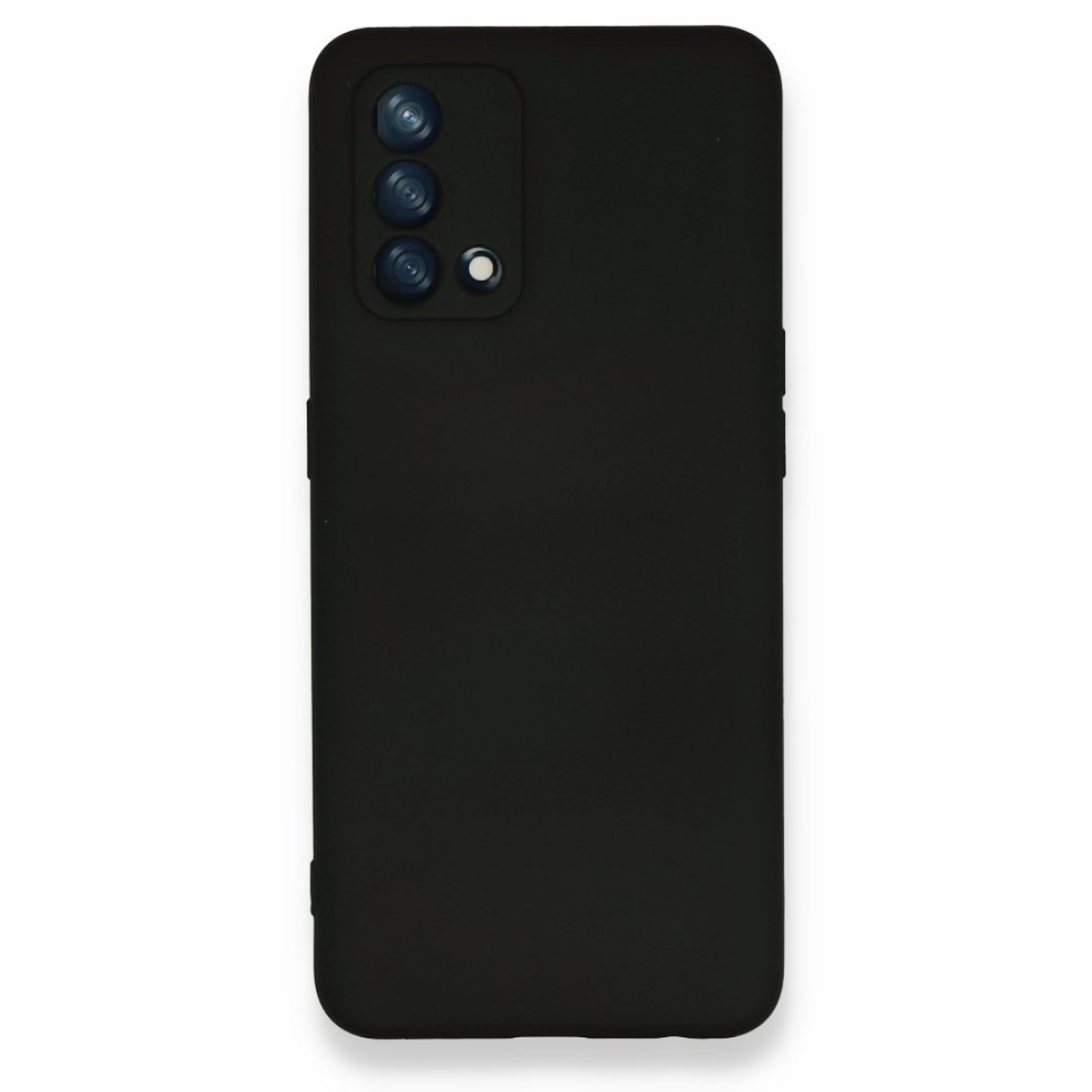 Oppo A74 4G Kılıf Nano içi Kadife Silikon - Siyah