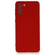 Samsung Galaxy S21 Plus Kılıf Nano içi Kadife Silikon - Kırmızı Samsung Galaxy S21 Plus Kılıf Nano içi Kadife Silikon - Kırmızı