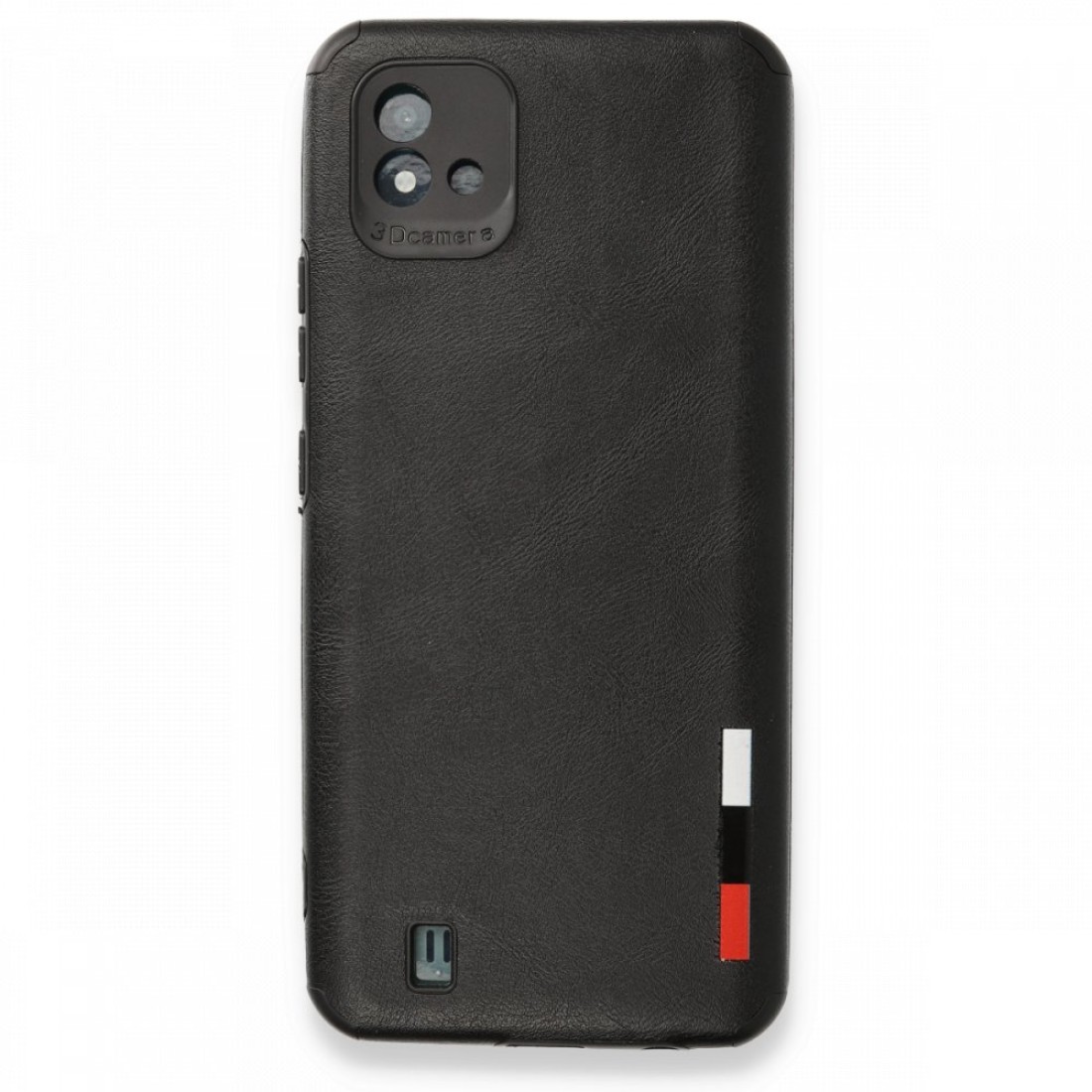  Realme C11 2021 Kılıf Loop Deri Silikon - Siyah