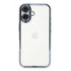 iPhone 16 Plus Kılıf Razer Lensli Silikon - Açık Mavi iPhone 16 Plus Kılıf Razer Lensli Silikon - Açık Mavi