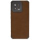 Xiaomi Mi 13 Kılıf Loop Deri Silikon - Kahverengi Xiaomi Mi 13 Kılıf Loop Deri Silikon - Kahverengi