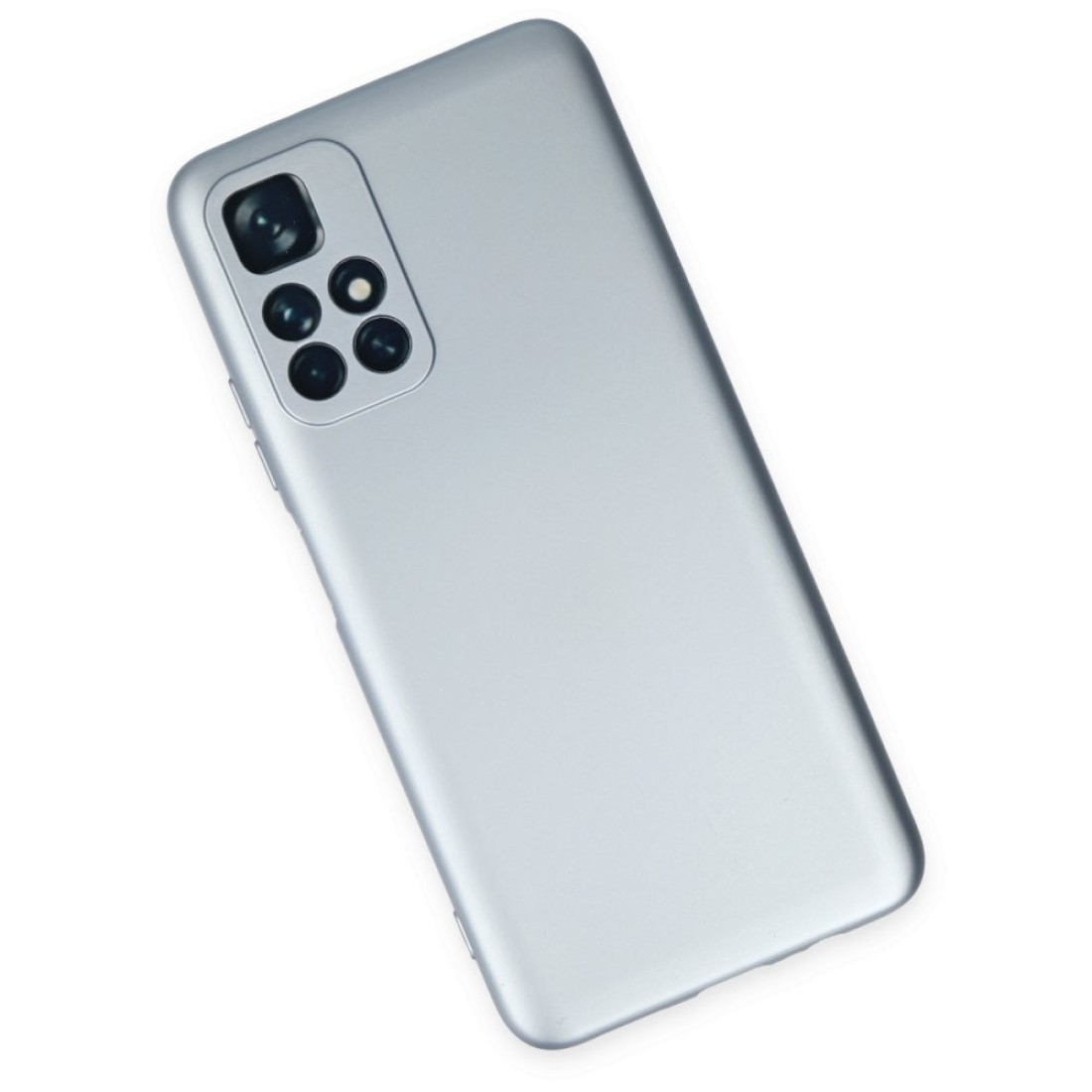  Xiaomi Redmi Note 11T Kılıf Nano içi Kadife Silikon - Sky Blue