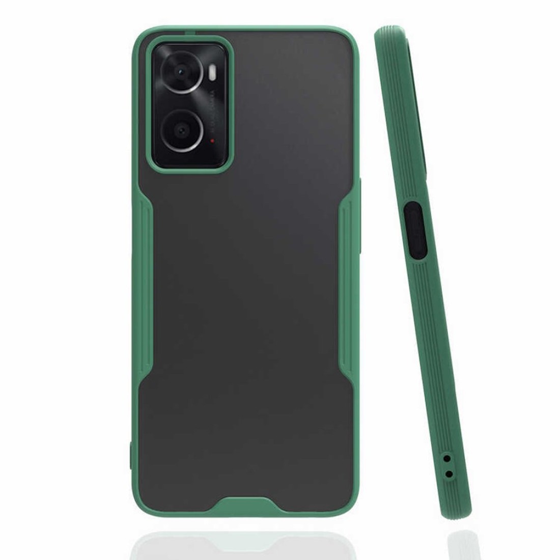  Oppo A96 Kılıf Platin Silikon - Yeşil