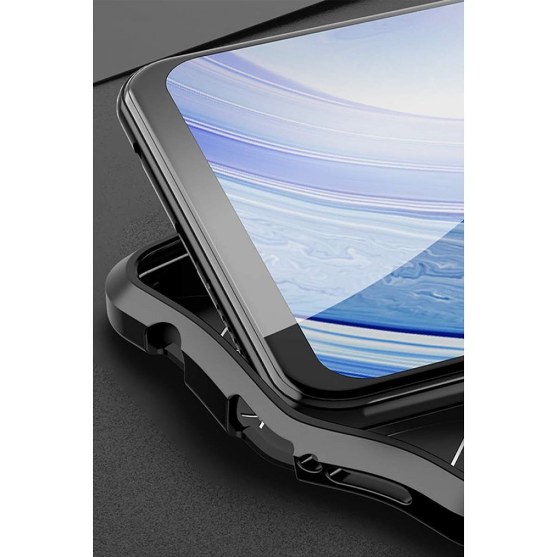  Xiaomi Redmi Note 9S Kılıf Auto Focus Kapak - Kırmızı