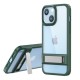 iPhone 13 Kılıf Rolet Stand Kapak - Yeşil iPhone 13 Kılıf Rolet Stand Kapak - Yeşil