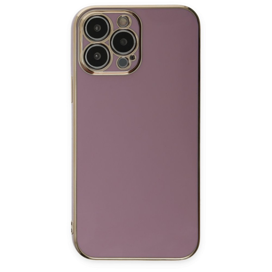  iPhone 14 Pro Kılıf Volet Silikon - Mor