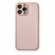  iPhone 13 Pro Max Kılıf Coco Karbon Silikon - Pembe