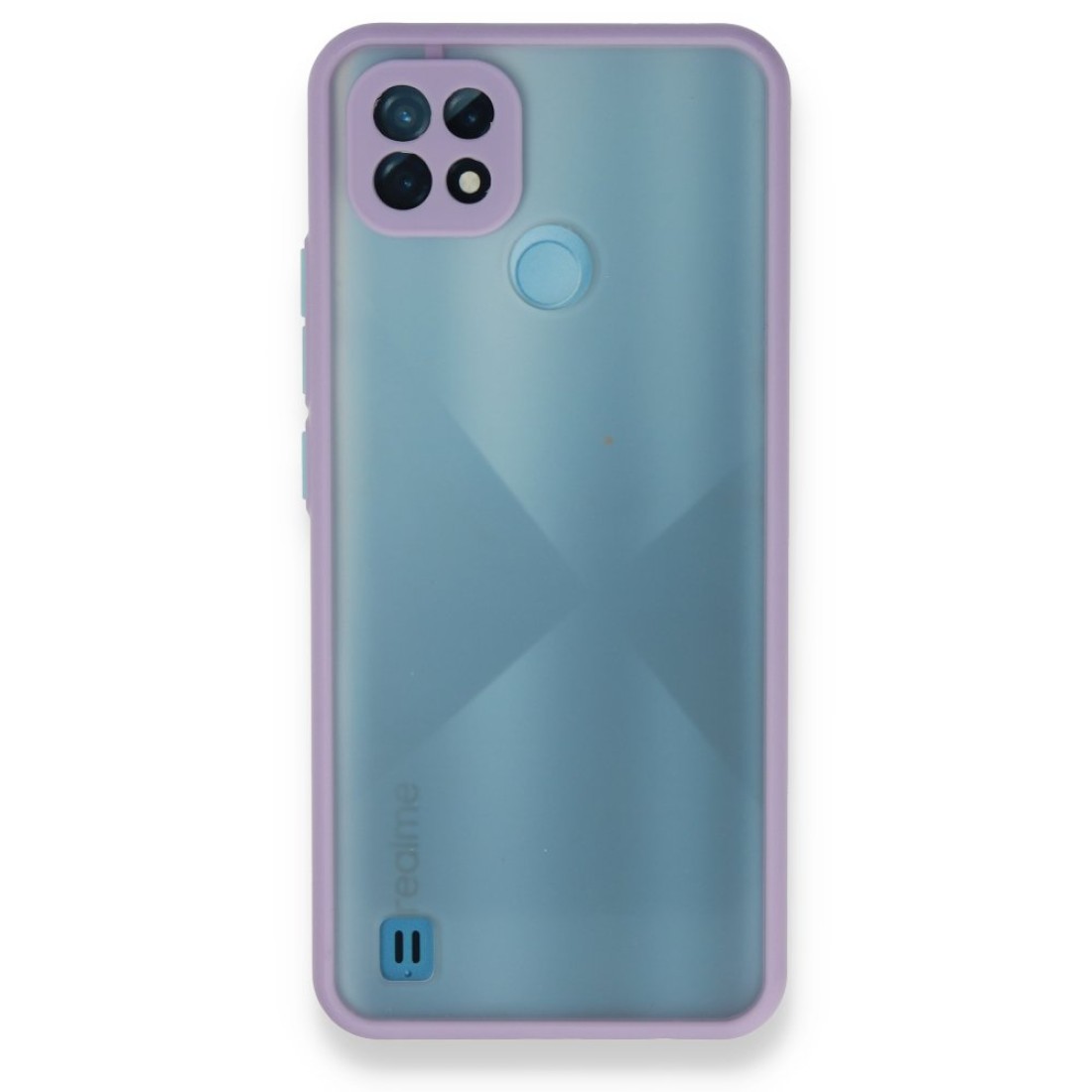  Realme C21 Kılıf Montreal Silikon Kapak - Mor