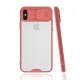  iPhone XS Kılıf Platin Kamera Koruma Silikon - Pembe