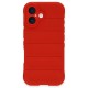  iPhone 16 Plus Kılıf Optimum Silikon - Kırmızı