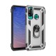  Huawei P40 Lite E Kılıf Sofya Yüzüklü Silikon Kapak - Gümüş