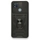  Realme C11 2021 Kılıf Pars Lens Yüzüklü Silikon - Siyah