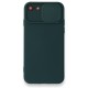  iPhone 7 Kılıf Color Lens Silikon - Yeşil