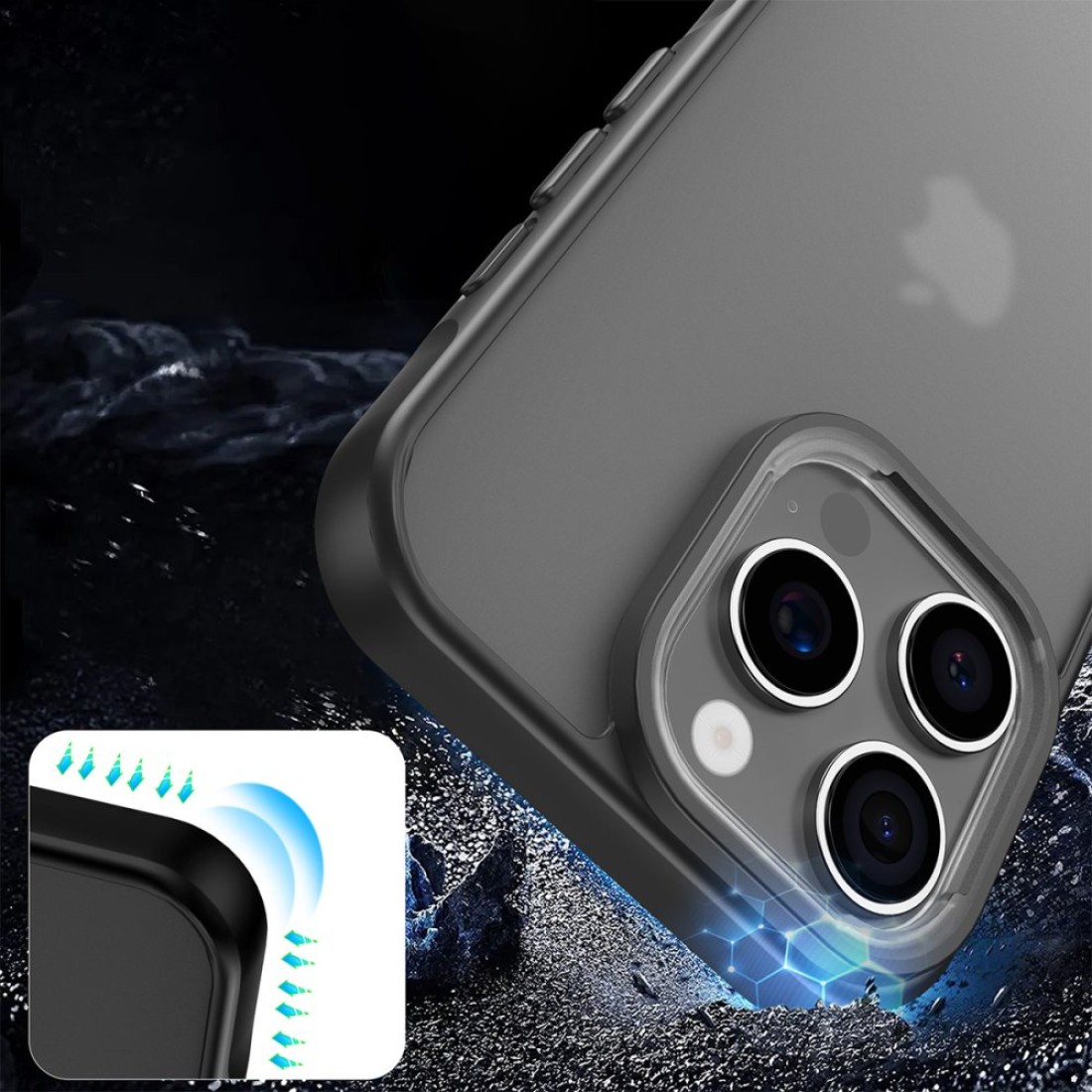  iPhone 16 Pro Kılıf Elegant Kapak - Derin Mor
