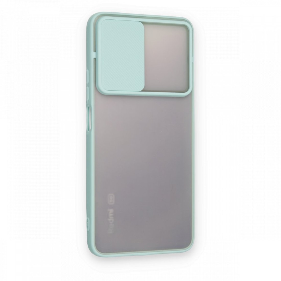  Xiaomi Redmi Note 11T Kılıf Palm Buzlu Kamera Sürgülü Silikon - Turkuaz
