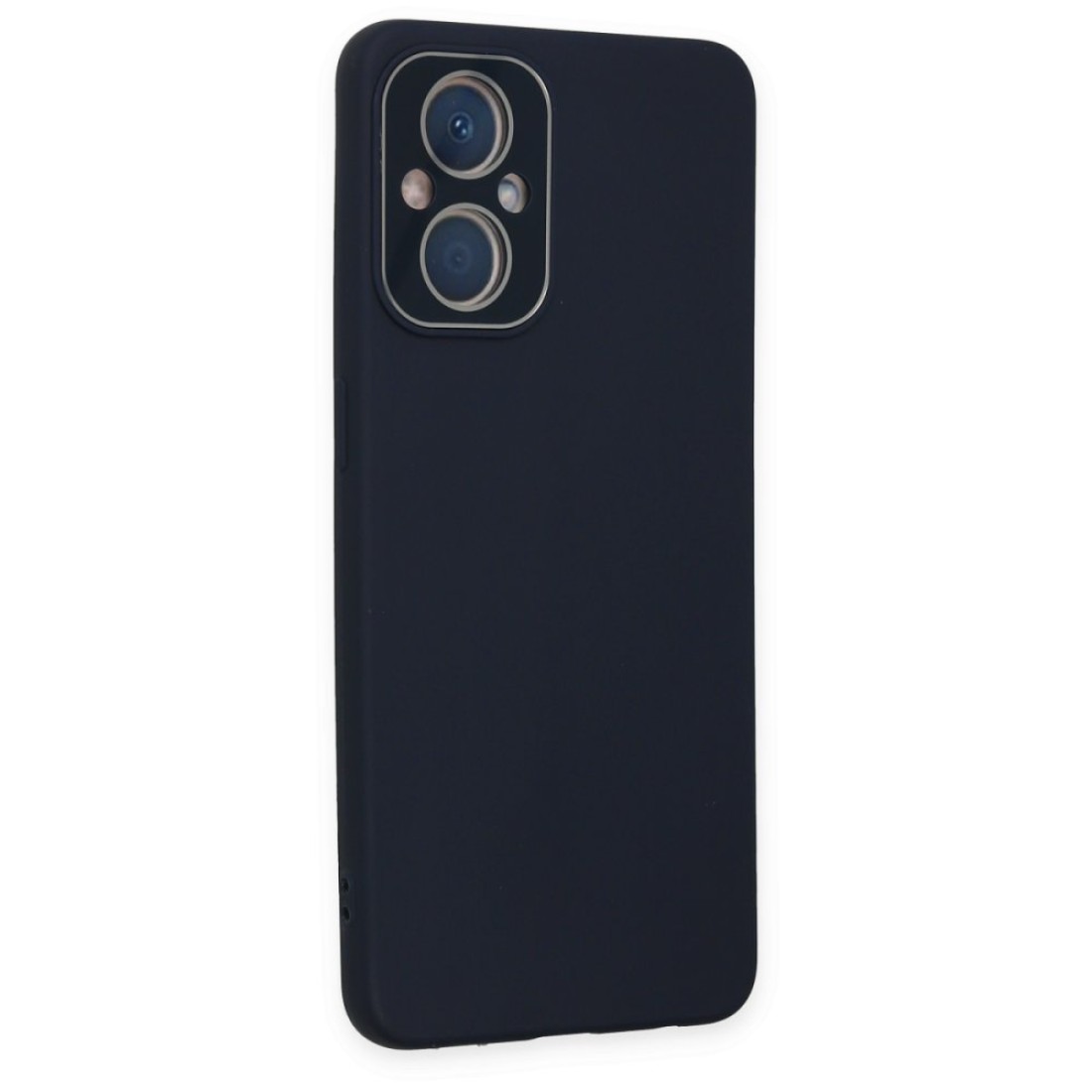 Oppo Reno 8 Lite Kılıf Lansman Glass Kapak - Lacivert Oppo Reno 8 Lite Kılıf Lansman Glass Kapak - Lacivert