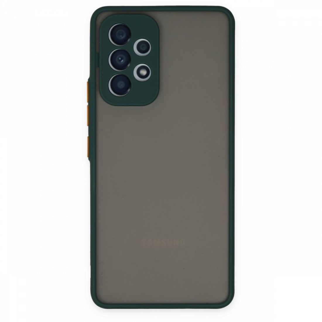  Samsung Galaxy A23 4G Kılıf Montreal Silikon Kapak - Yeşil