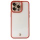 iPhone 13 Pro Max Kılıf Liva Lens Silikon - Kırmızı iPhone 13 Pro Max Kılıf Liva Lens Silikon - Kırmızı